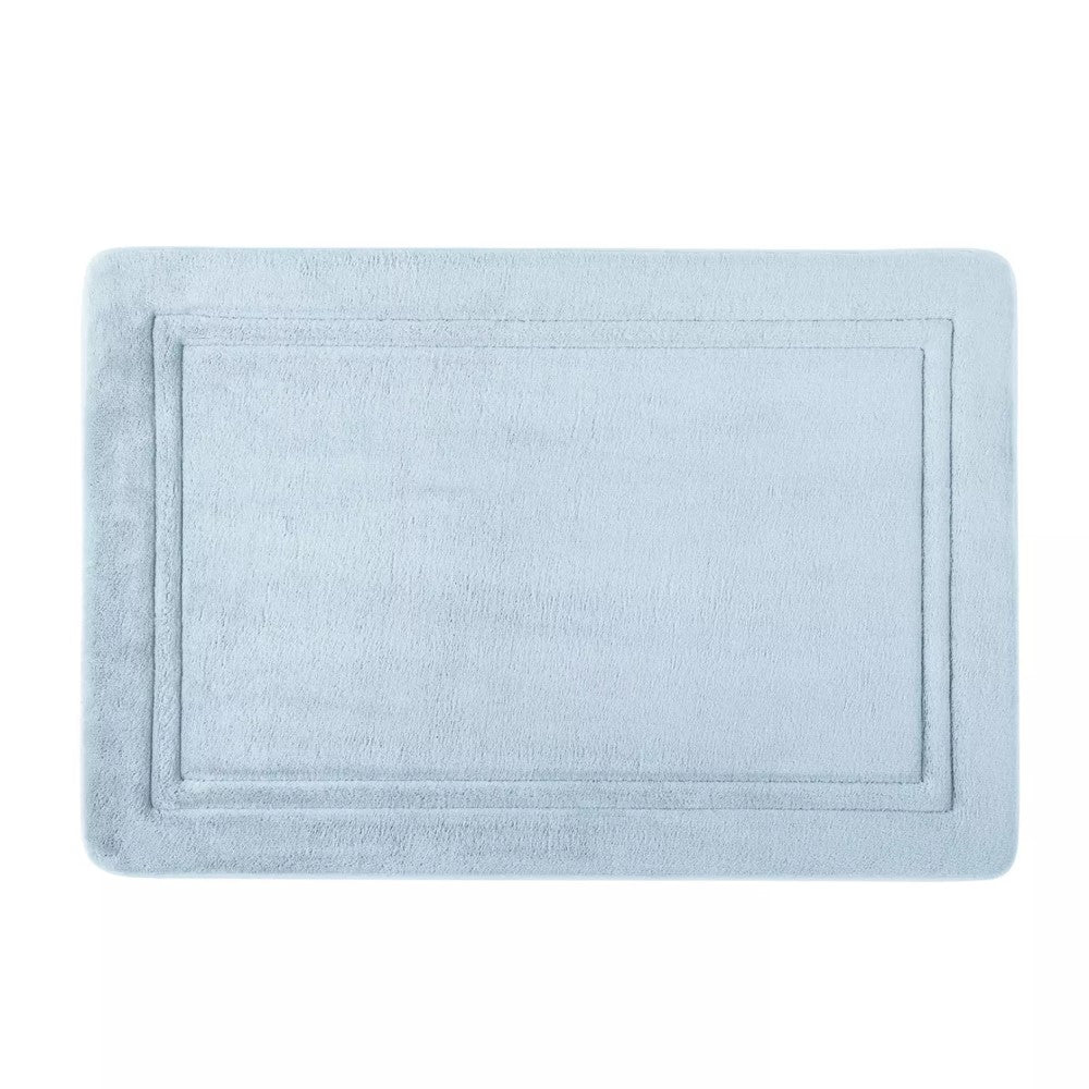 Member's Mark Alfombra de Baño Quick-Dry Memory Foam Bath Mat 60cm x 90cm Color Blue Crest