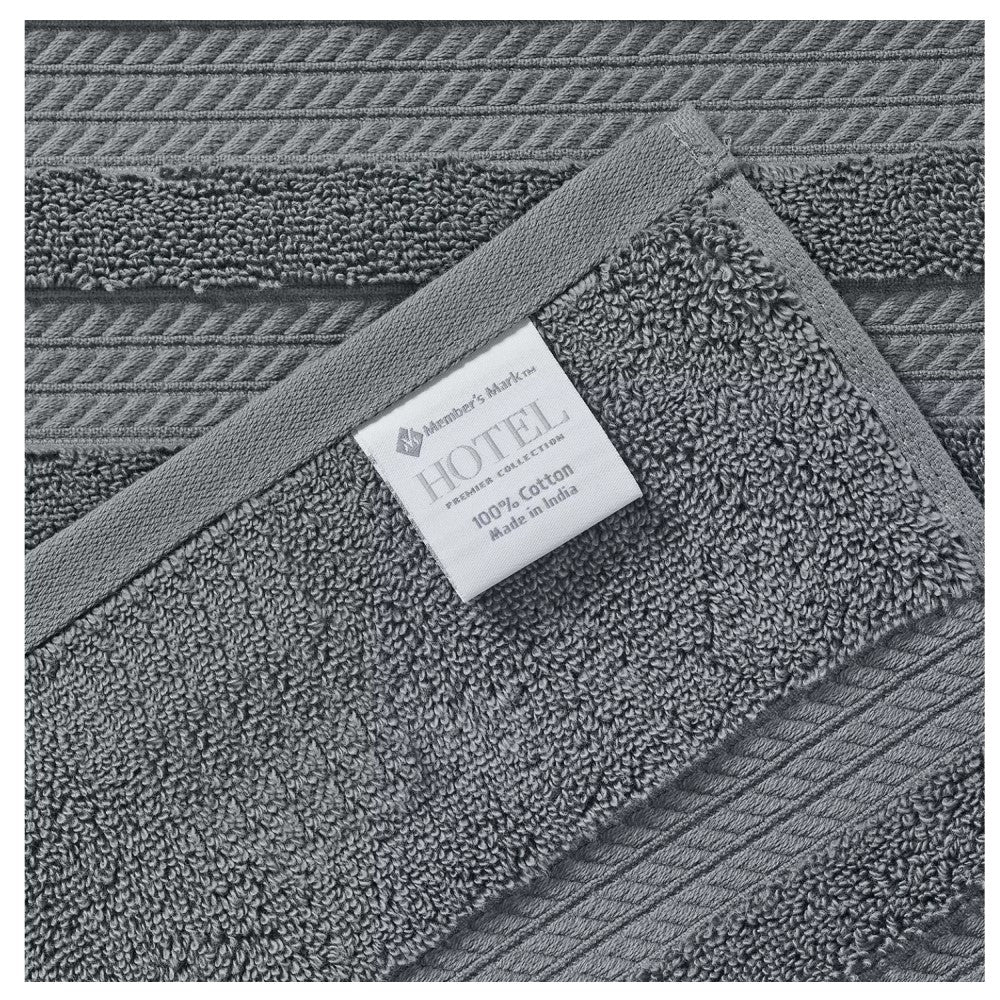 Toalla Hotel Premier Collection Oversized De Baño Color Gris 76.2cm x 147.3cm 100% Algodon