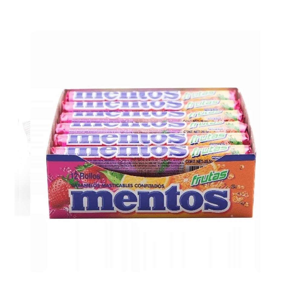 Mentos  Fruit Caja de 12 Und 354g