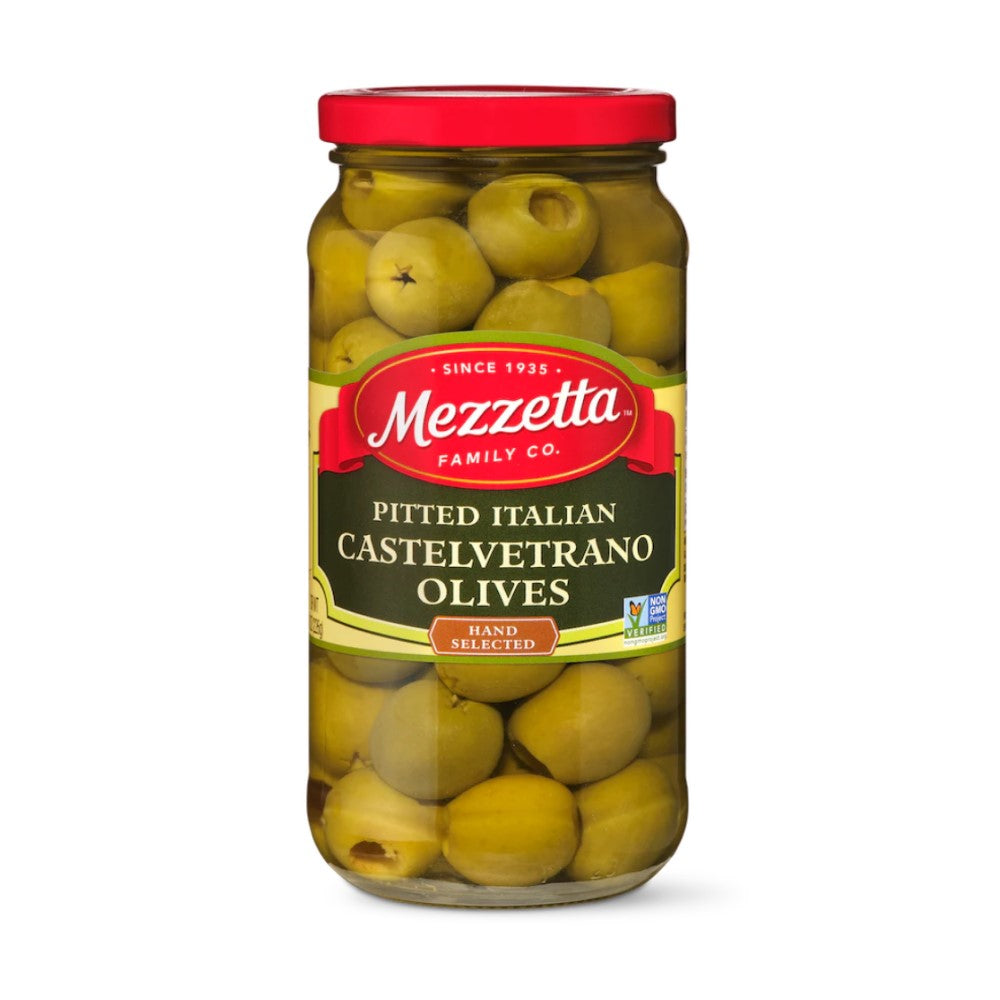 Mezzetta Pitted Italian Castelvetrano Olives 226gr