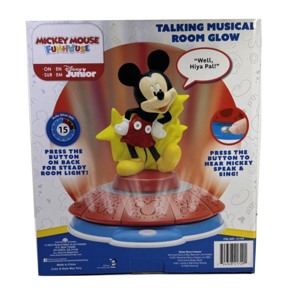 Mickey Mouse Proyector y Musical Room Glow