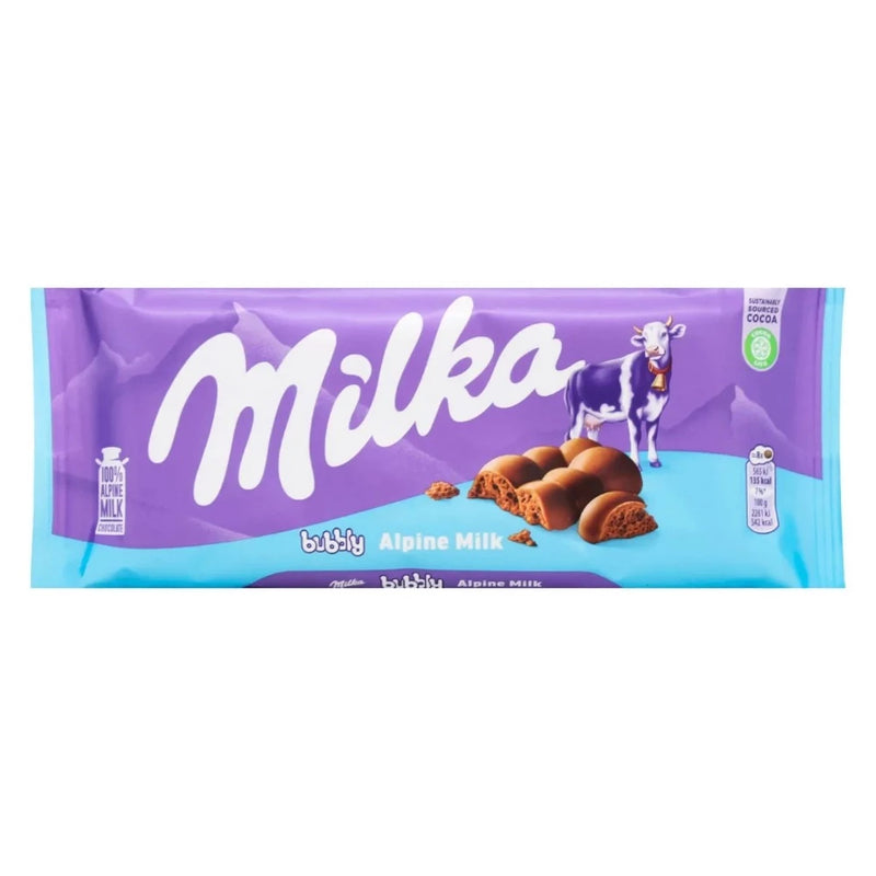 Chocolate Milka Bubbly Alpine Milk  90g