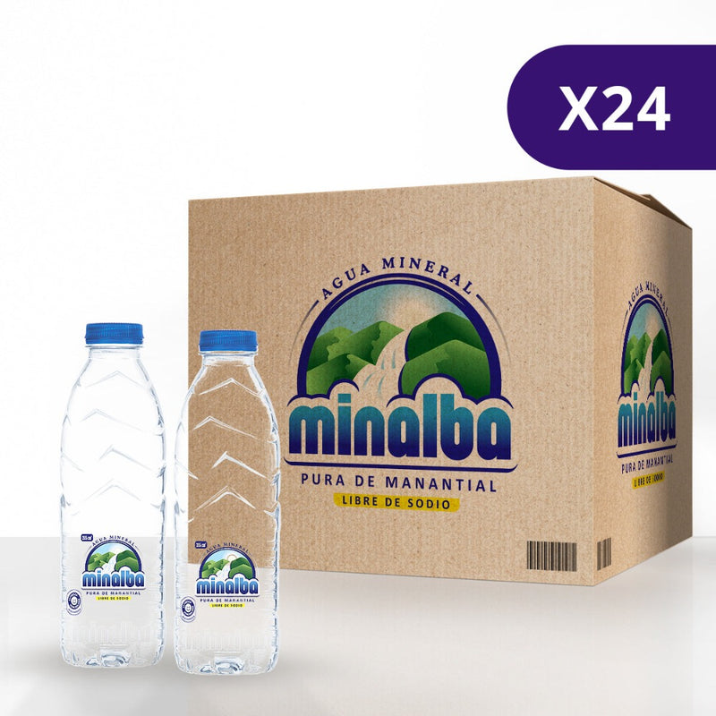 Agua Minalba 355ml Caja de 24 Unidades