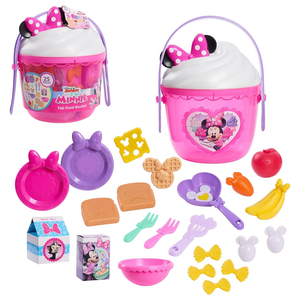 Disney Minnie Set Fab Food Bucket 25 Piezas 4+