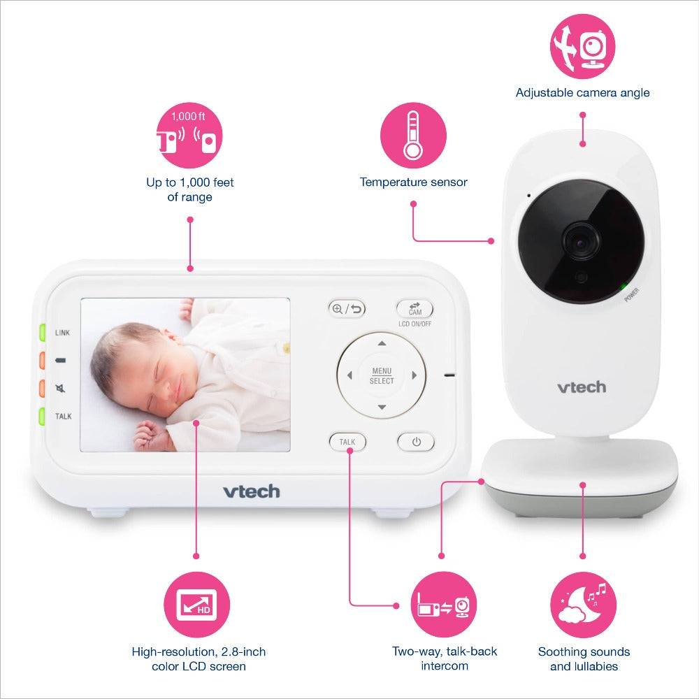 Monitor Vtech Digital Video with Full-Color and Automatic Night Vision 2.8"