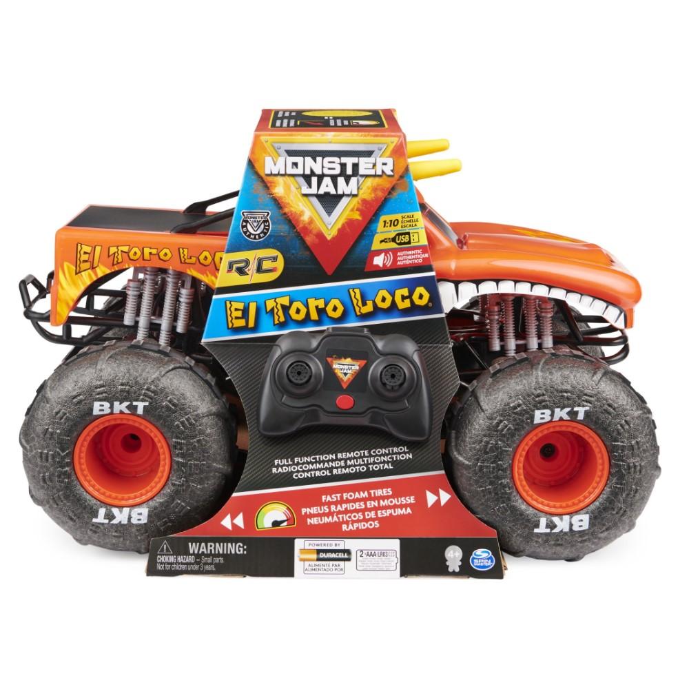 Monster Jam Extra Grande a Control Remoto 1:10  el Toro Loco 4+