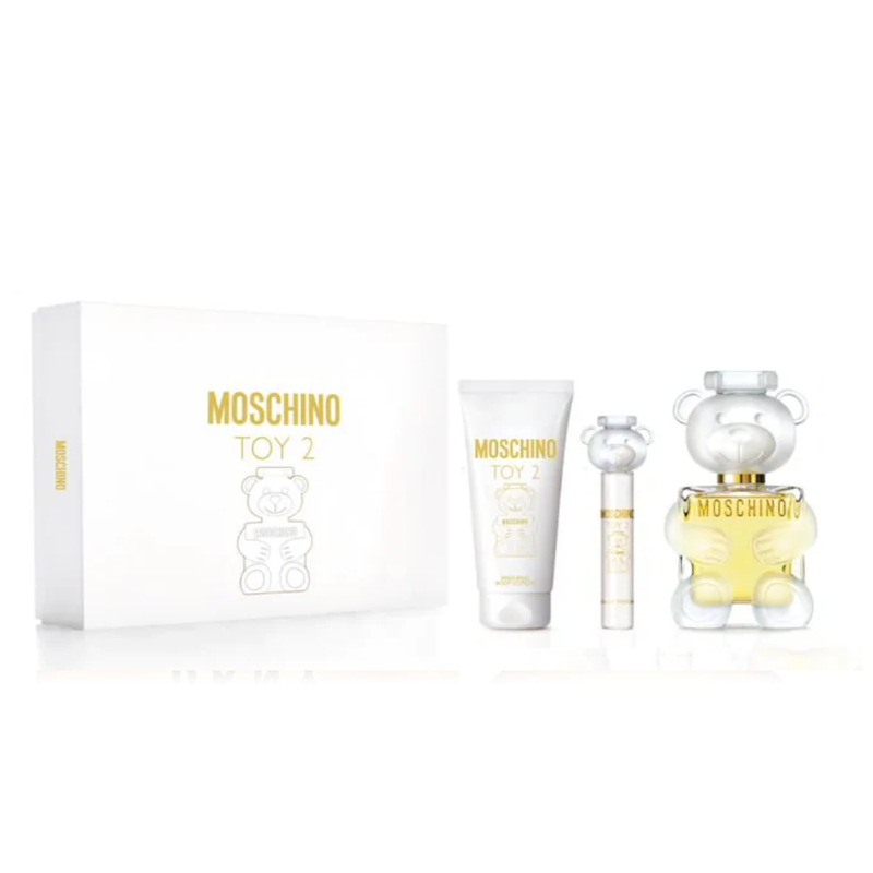 Moschino Toy 2 Set Eau De Parfum 100ml + Body Lotion 100ml + 10ml Eau de Parfum For Woman 3 Und