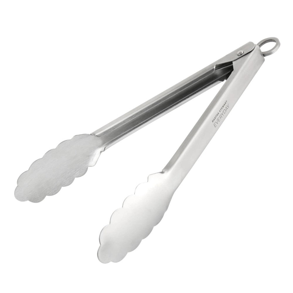 Pinzas De Cocina Martha Stewart Acero Inoxidable 9"