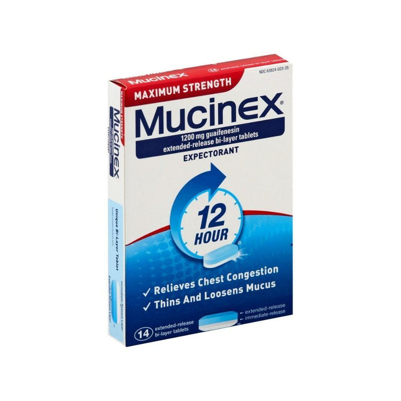 Mucinex DM 12 Hour Maximum Strength 14 Tabletas