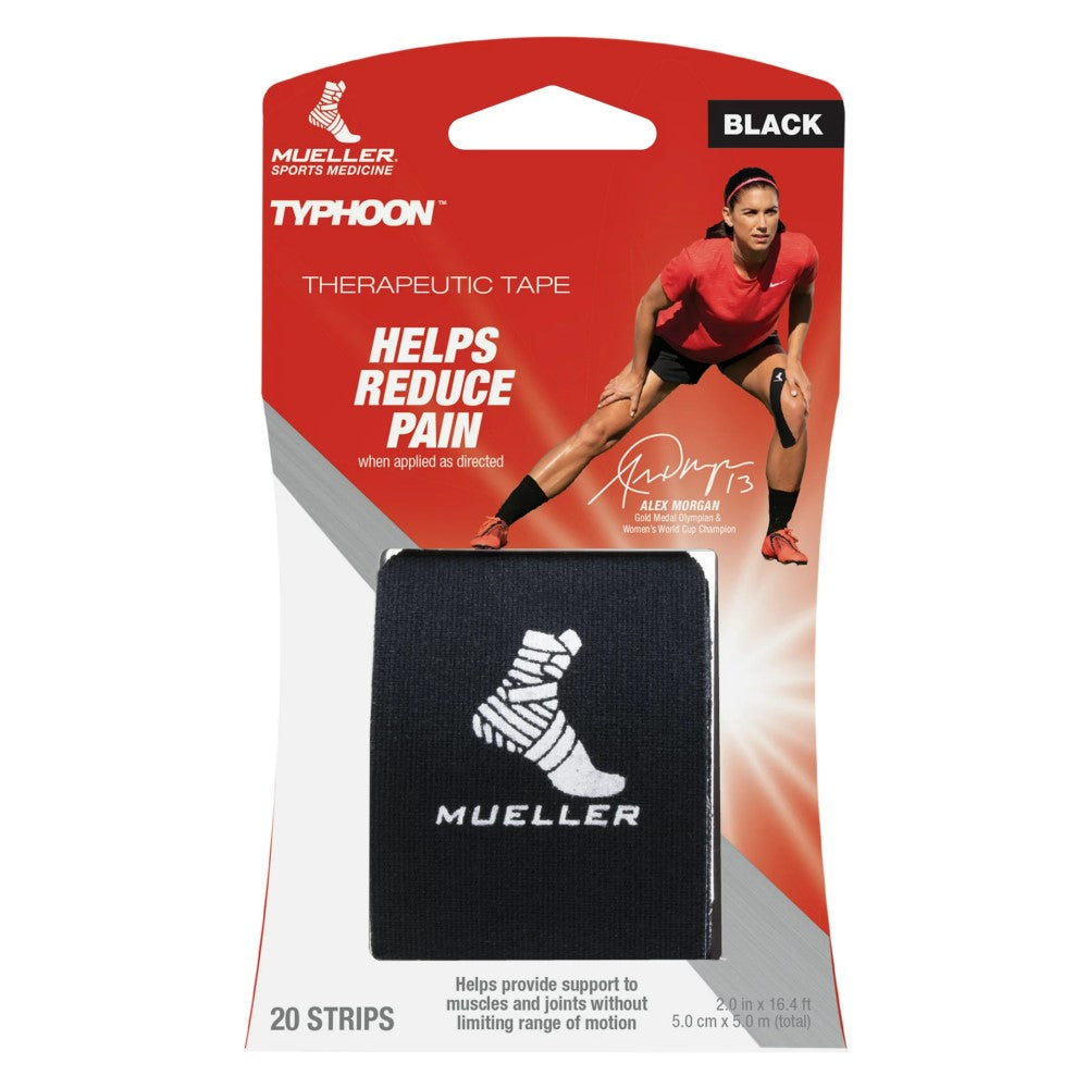 Kinesiology Tape Typhoon Mueller Black 5.0 x5.0cm