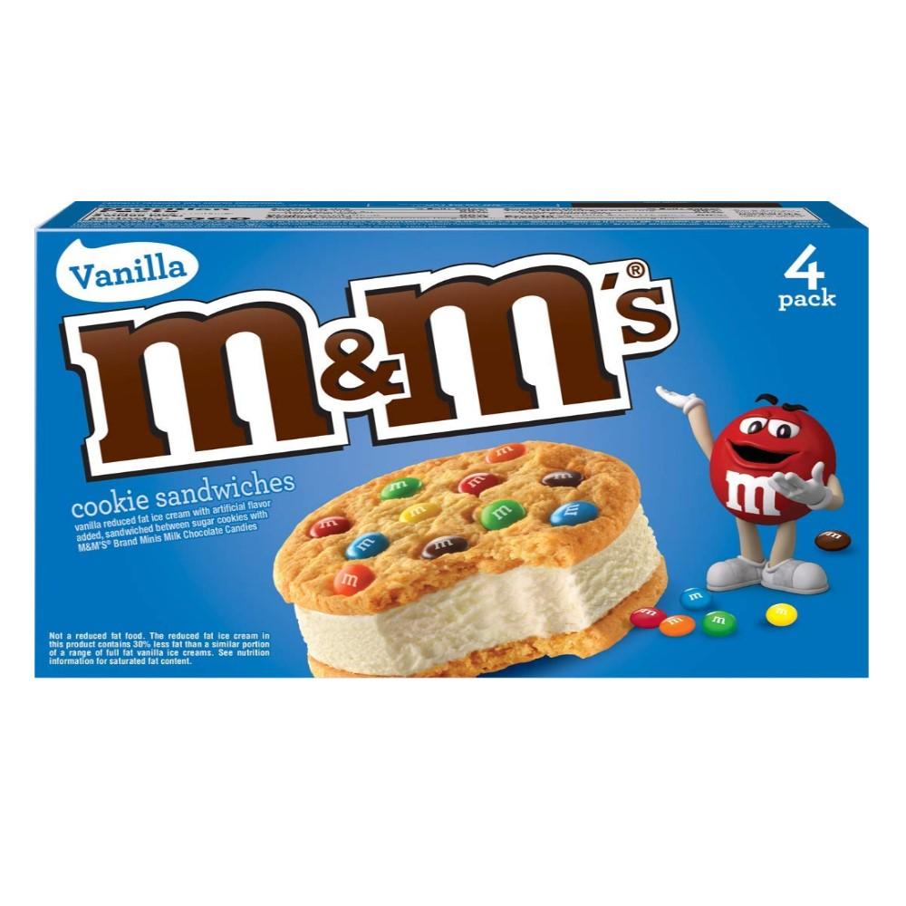 Helados M&M 4 Unidades Vainilla 472ml