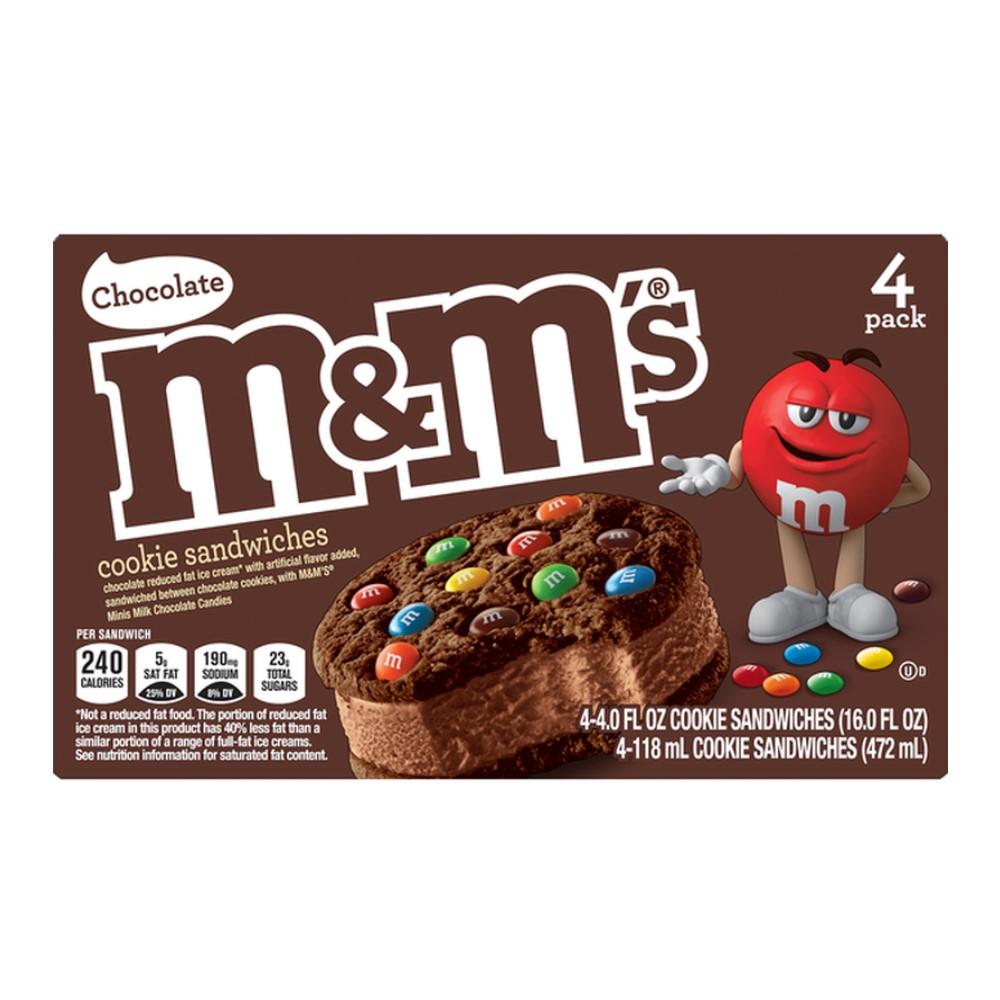 Helados M&M 4 Unidades Chocolate 472ml