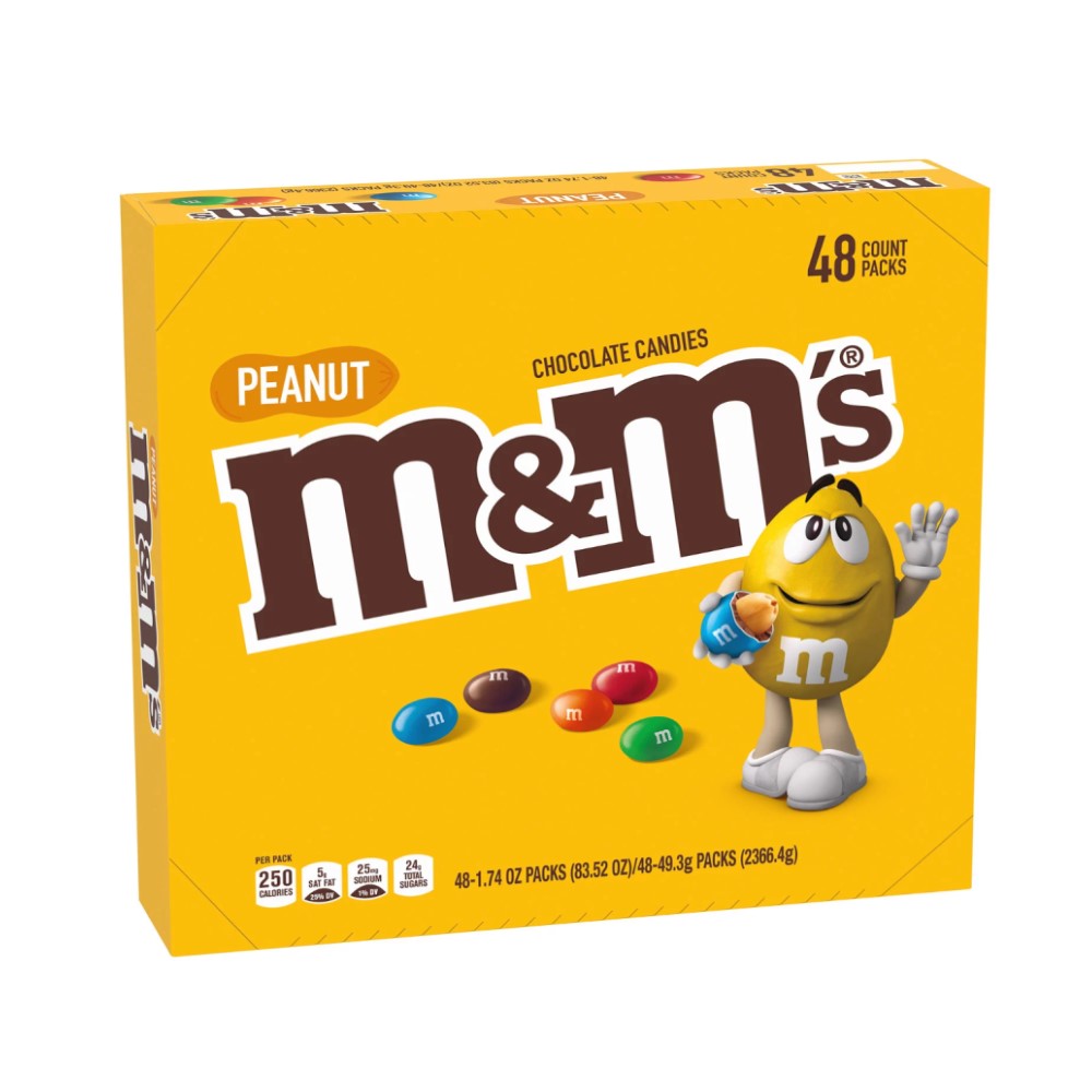 Chocolates M&M'S 48 Unidades Peanut 2366.4kg