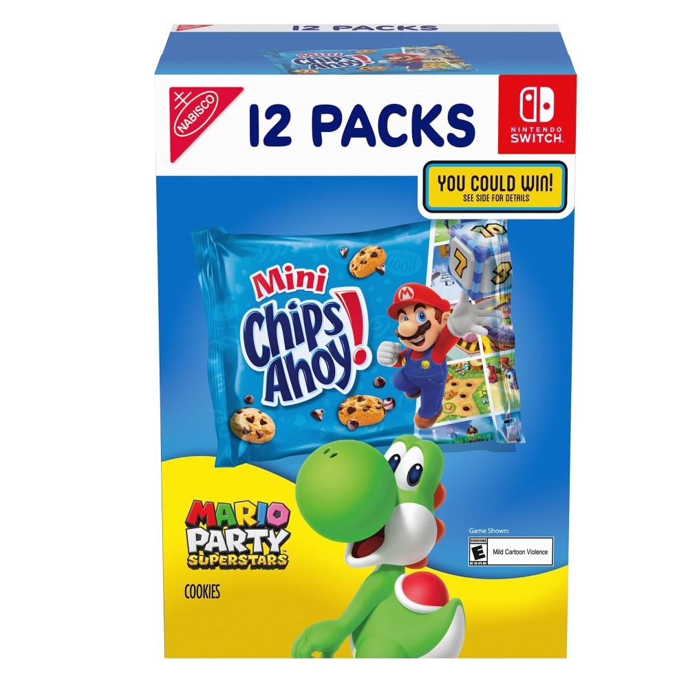 Mini Chips Ahoy! Mario Party 12 Packs 336g