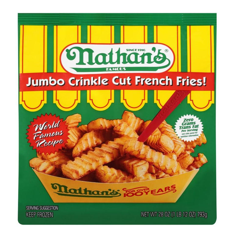 Nathan's Fries Jumbo Crinkle Cut 793 gr