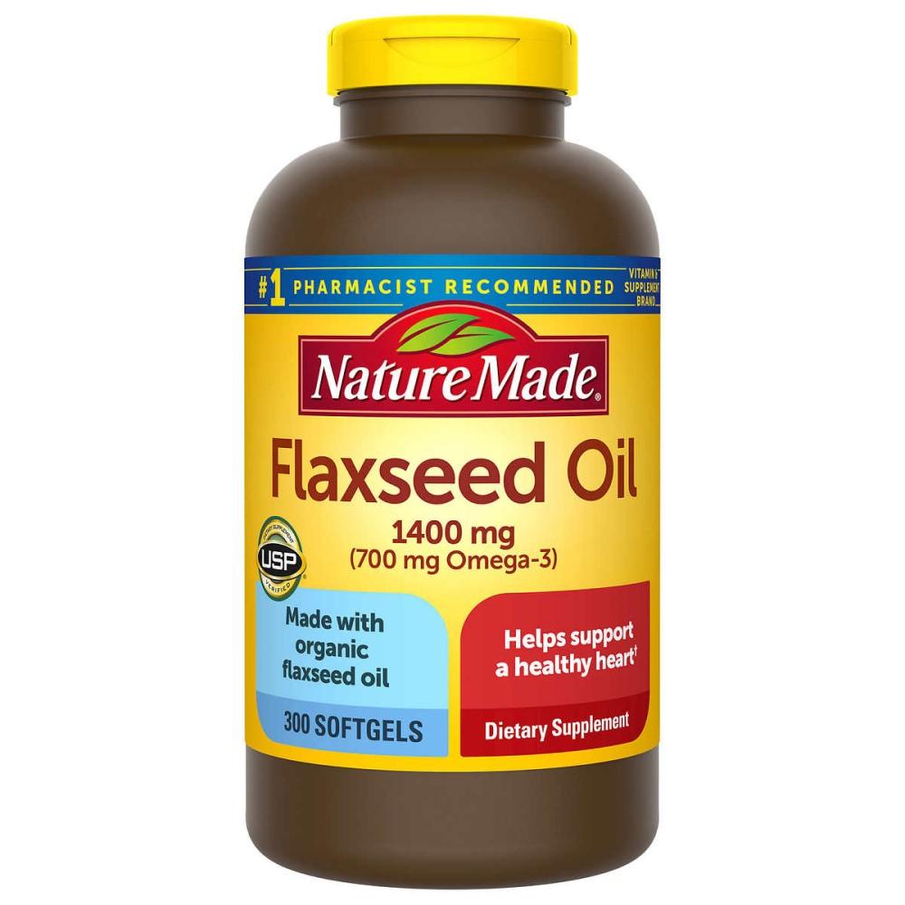Nature Made Flaxseed Oil 1400mg 300 softgels