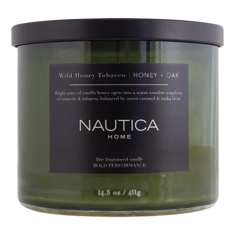 Velas Aromaticas Nautica Home Wild Honey Tabacco 411g