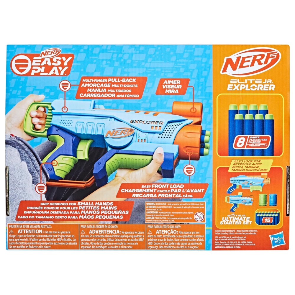 Nerf Elite Jr. Explorer 8 Darts 6+