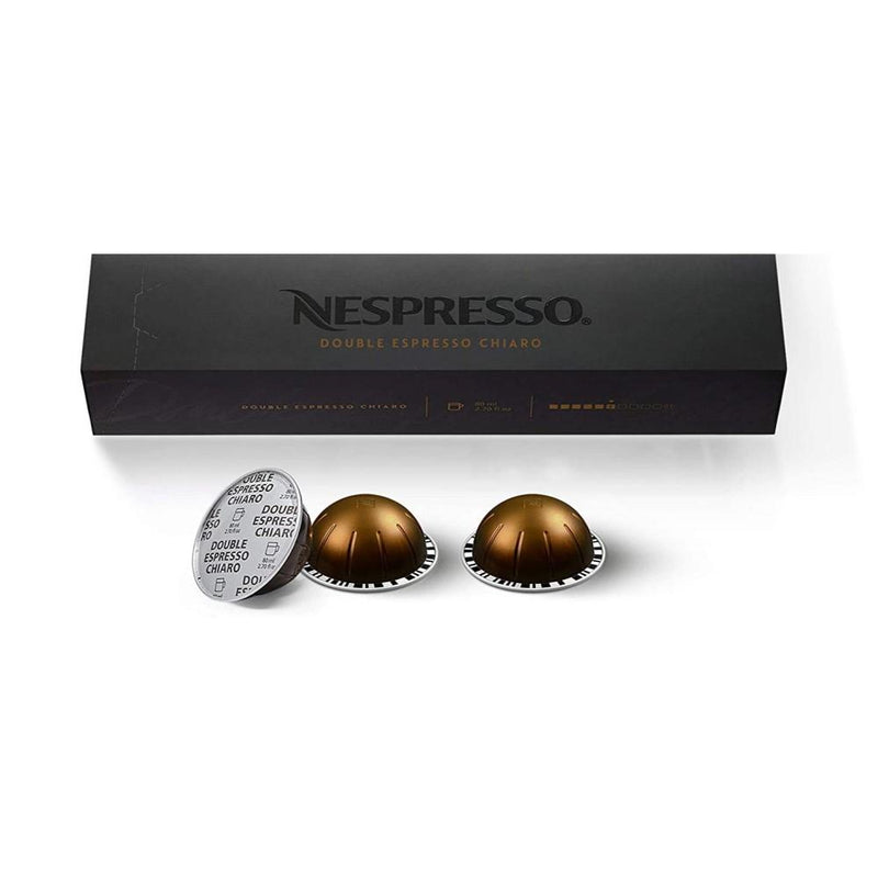 Nespresso Capsules VertuoLine Double Espresso Chiaro 10 Und
