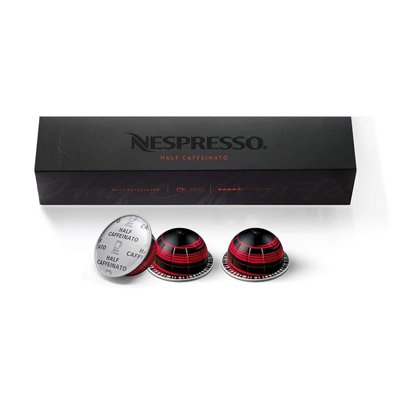 Nespresso Capsules VertuoLine Half Caffeinato 10 Und