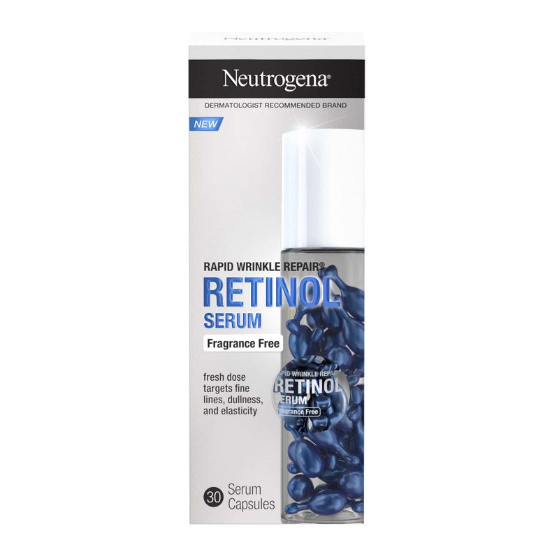 Neutrogena Retinol Serum Fragrance Free 30 Capsules