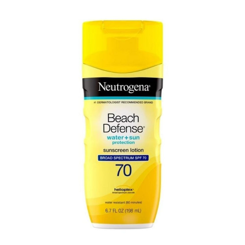 Neutrogena Protector Solar Oxybenzone FREE Beach Defense Locion SPF 70 198 ml