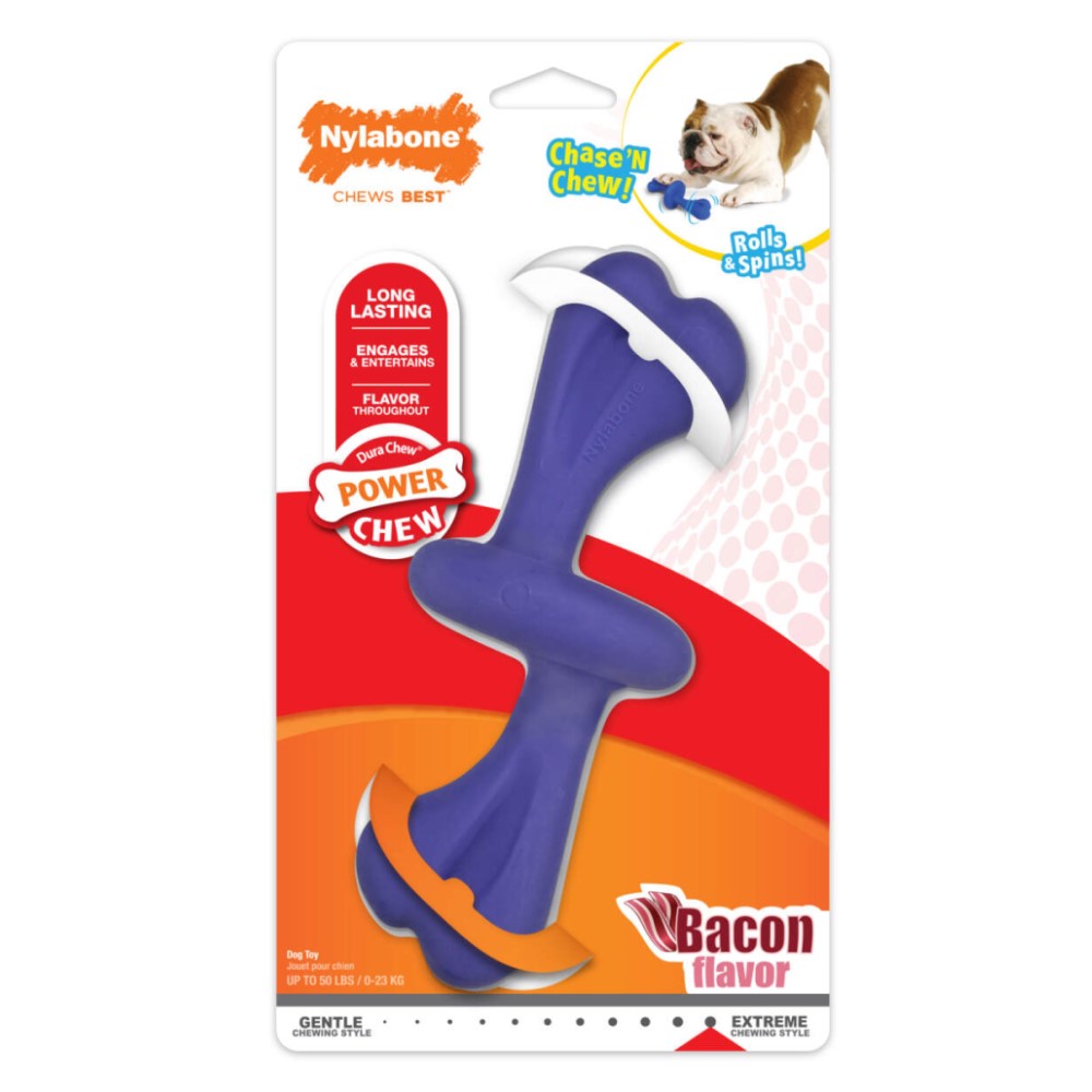 Juguete Nylabone Bacon Flavor Dogs