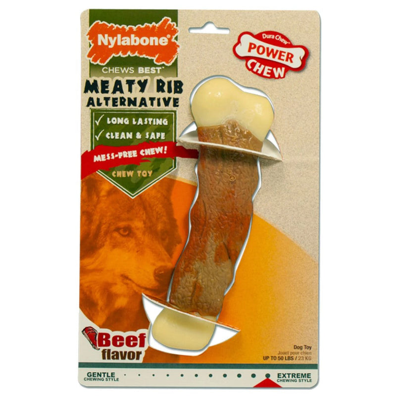 Juguete Para Perro Nylabone Chews Best Meaty Rib Alternative Beef Flavor Hasta  23kg