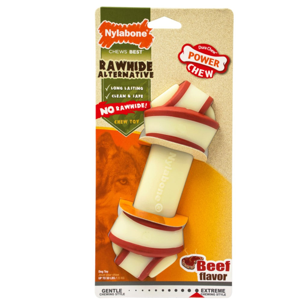 Hueso Nylabone Rawhide Alternative Beef Flavor Dogs