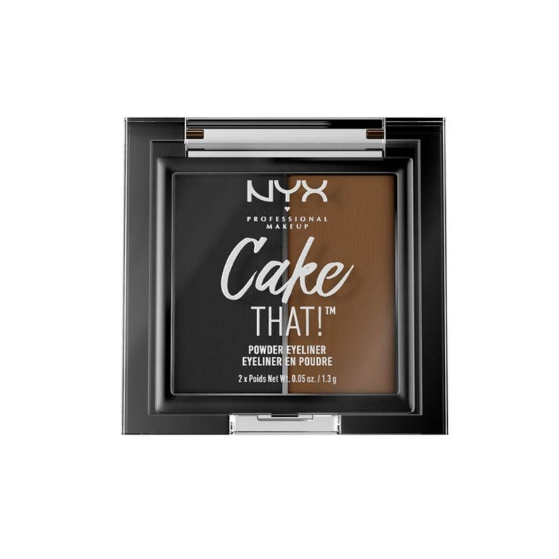 NYX Cake That Powder Eyeliner Rich Brown Black 1.3g