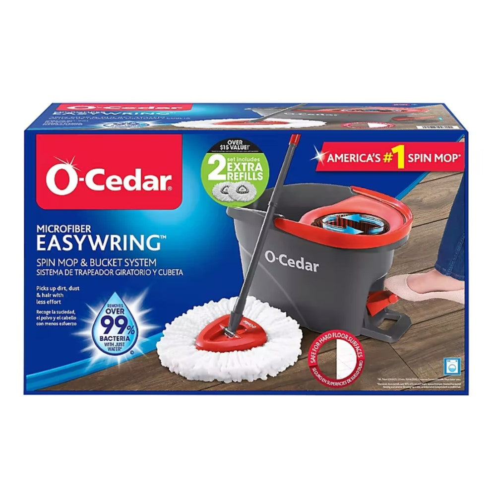 O-Cedar Tobo con Mopa Especial Microfibrer y Sistema Giratorio