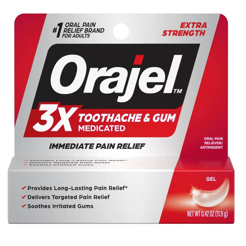 Orajel Extra Strength 3X Toothache & Gum Medicated 7.0g