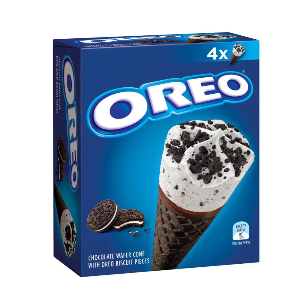 Helados Oreo 4 Barquillas Con Oreo Cookies