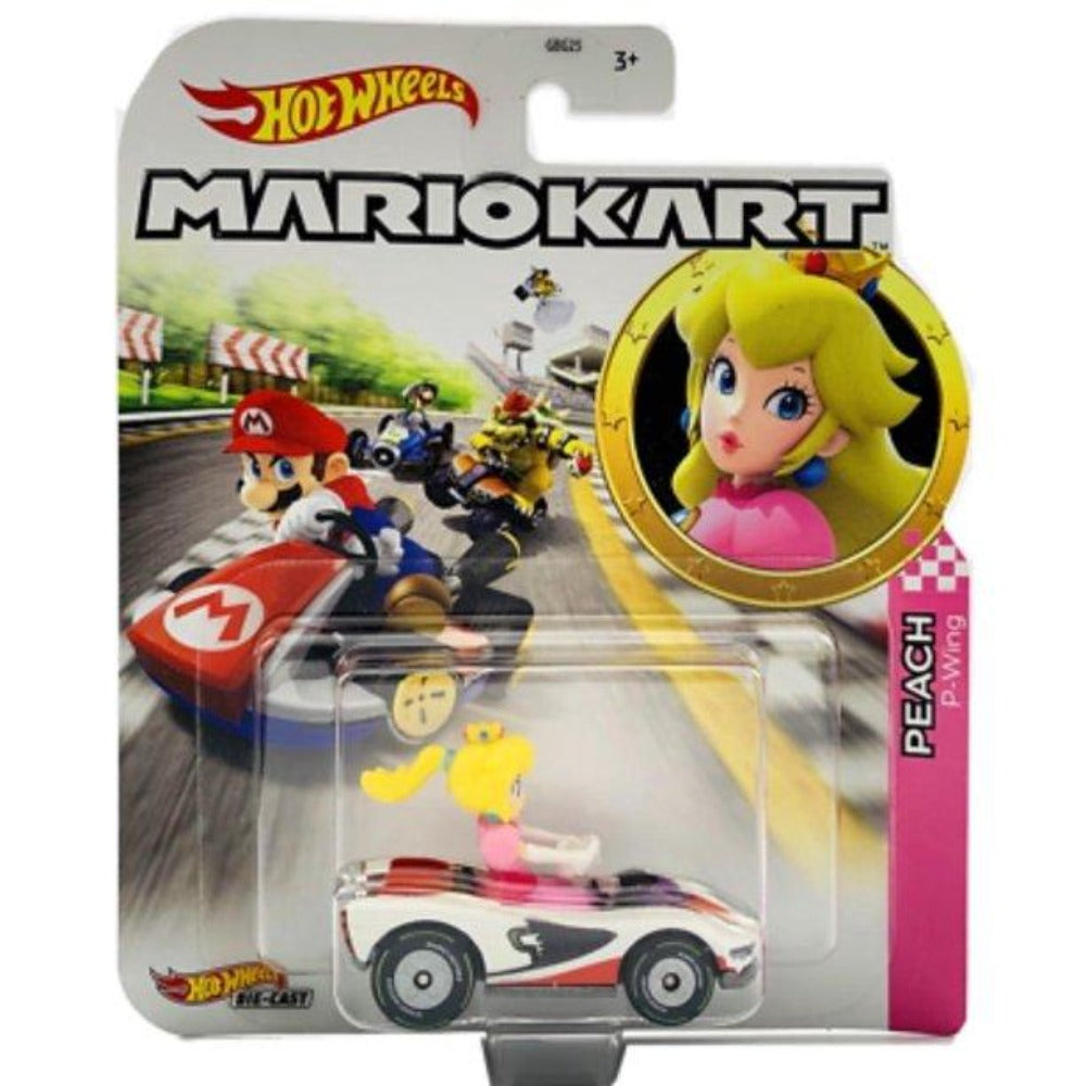 Hot Wheels Mario kart Peach P-Wing 3+