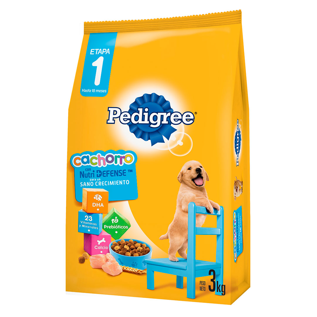 Pedigree  Cachorro 3kg con Nutridefense