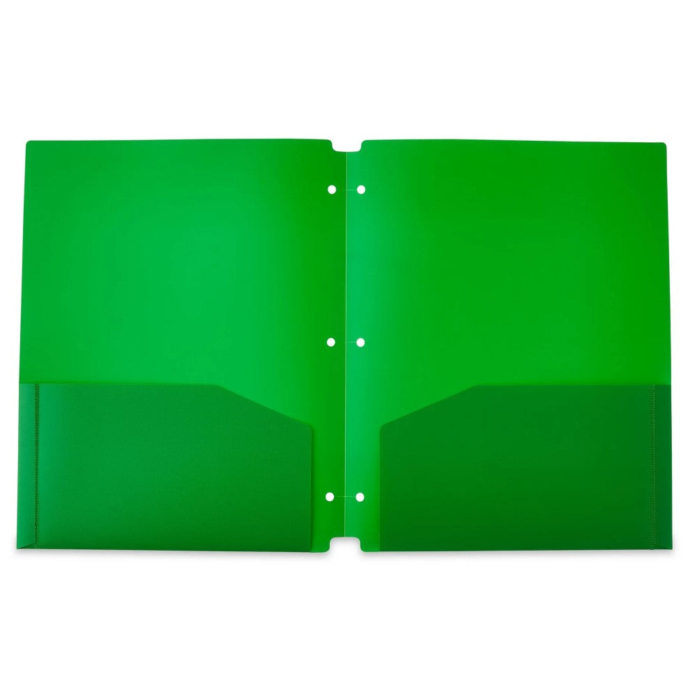 Carpeta Plastica con Huecos Pen + Gear Color Verde