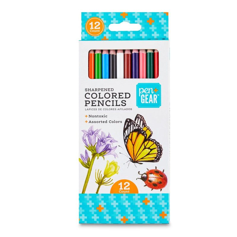 Colores Pen+Gear 12 Und Sharpened Colored Pencils