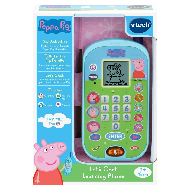 Vtech Peppa Pig Lets Chat Learning Phone 2+