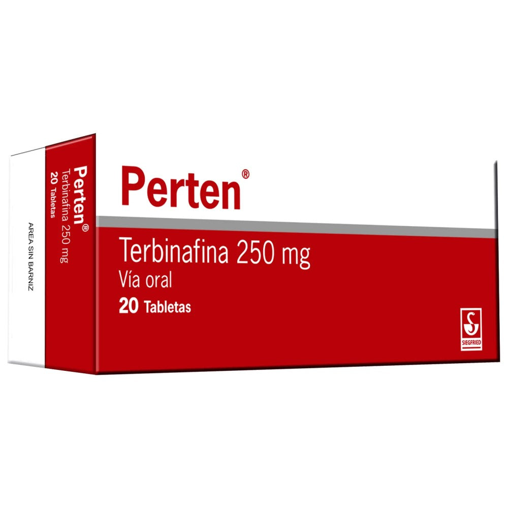 Perten Siegfrid Terbinafina 250mg Vía Oral 20und