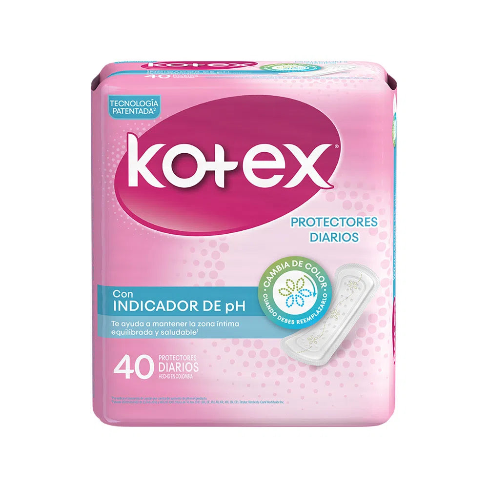 Kotex Protectores Diarios Con Indicador de PH  40und