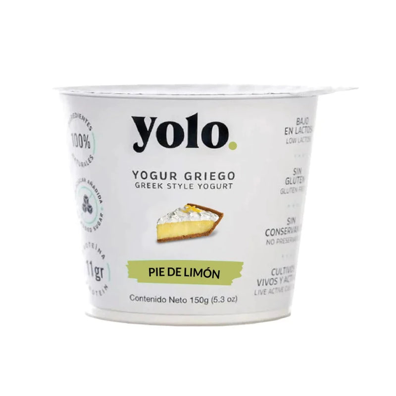 Yogurt Griego Yolo Pie de Limon 150 gr