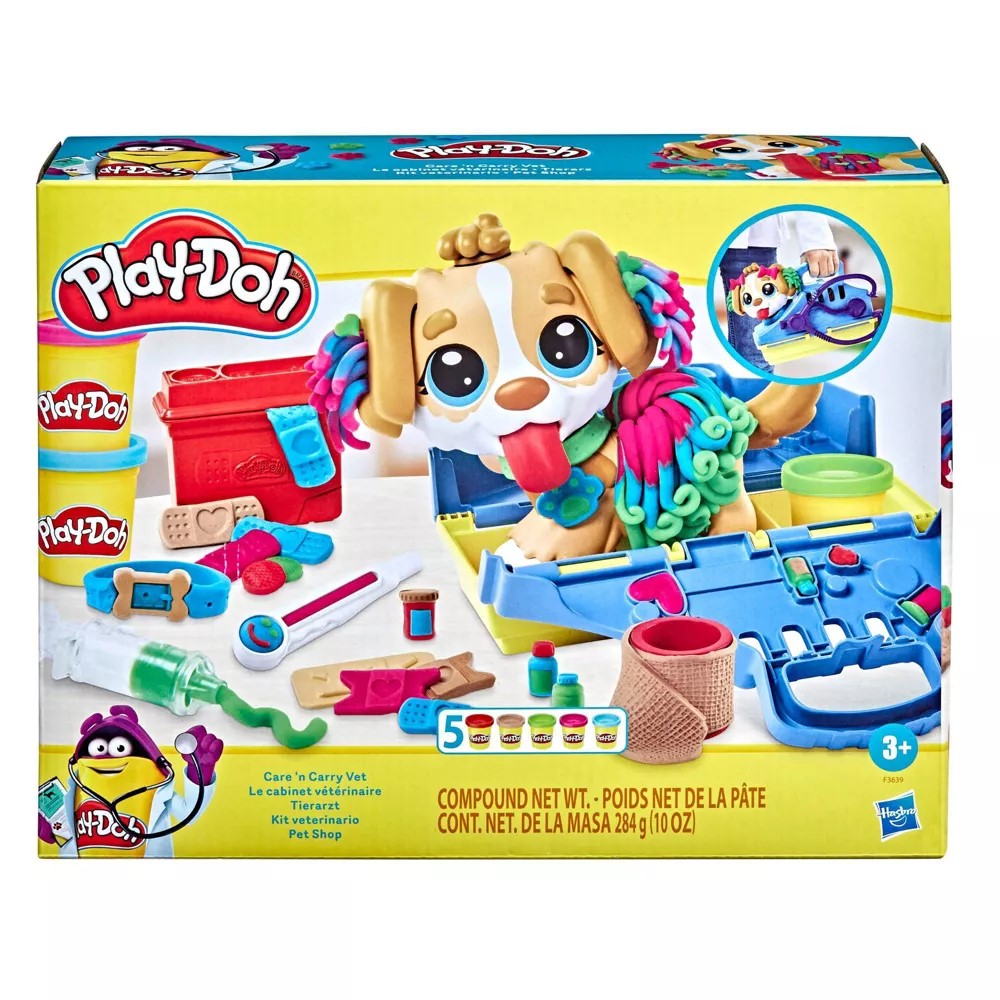 Play-Doh Kit Veterinario Con 5 Potes 3+