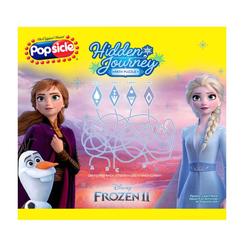 Paletas Popsicle 18 und 10 Calories Snack Hidden Journey Frozen II