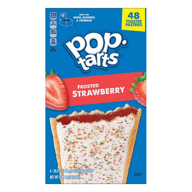 Pop Tarts 48 Und Frosted Strawberry 2.3kg
