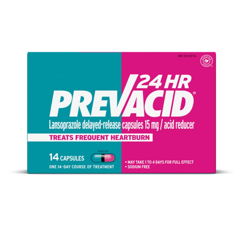 Prevacid Lansoprazole Delayed Release Capsule 15mg 14und