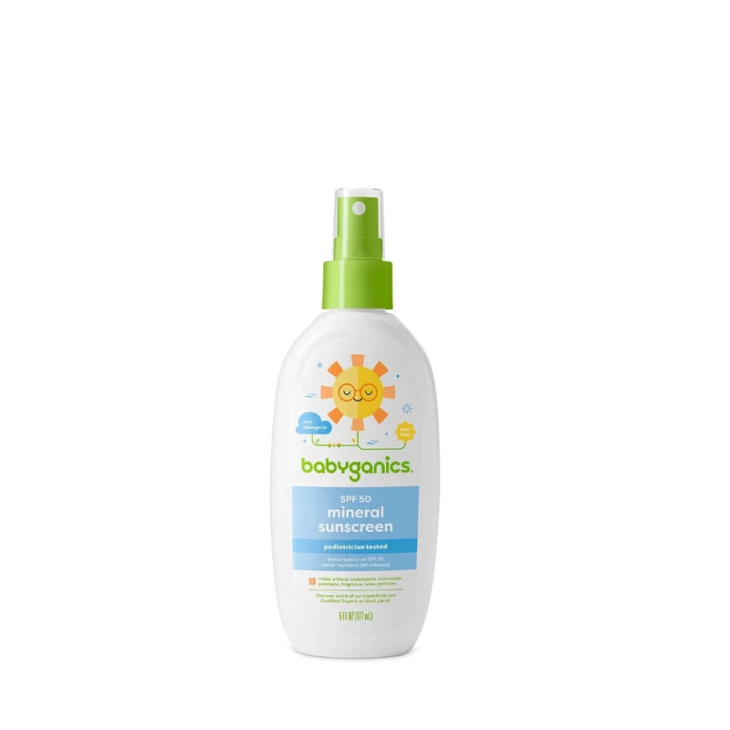 Babyganics Protector Solar Mineral para Niños Spray SPF 50 177 ml