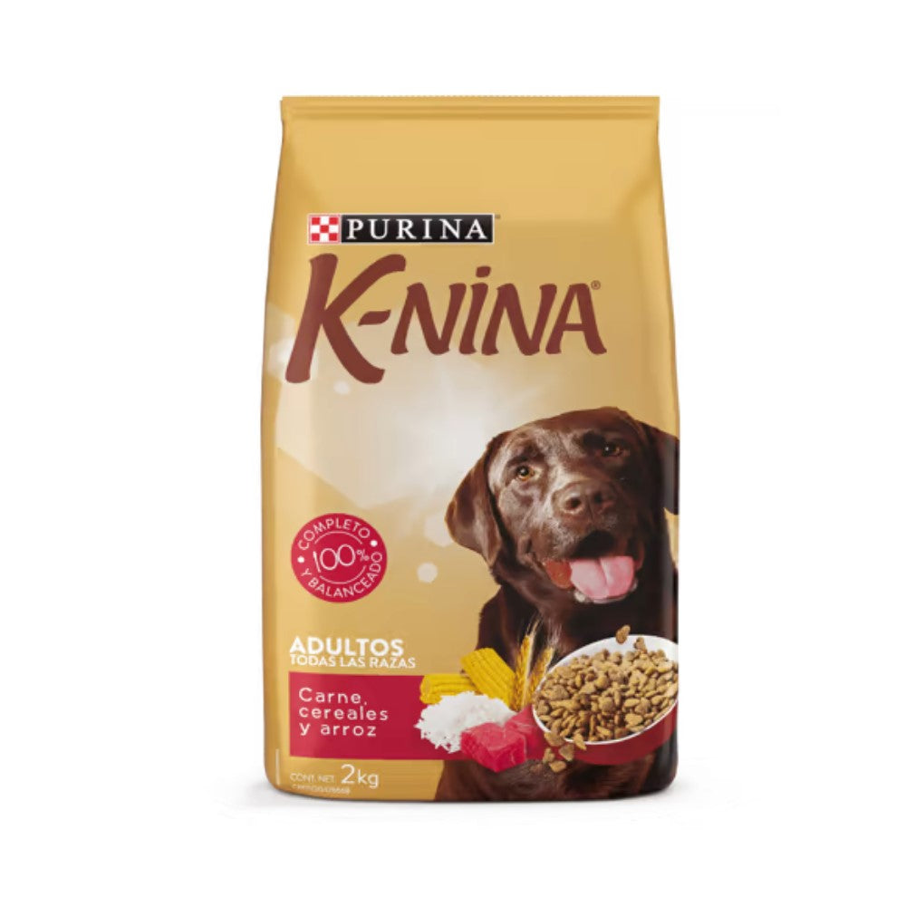 Purina K-Nina Adulto Carne Cereales y Arroz 2kg