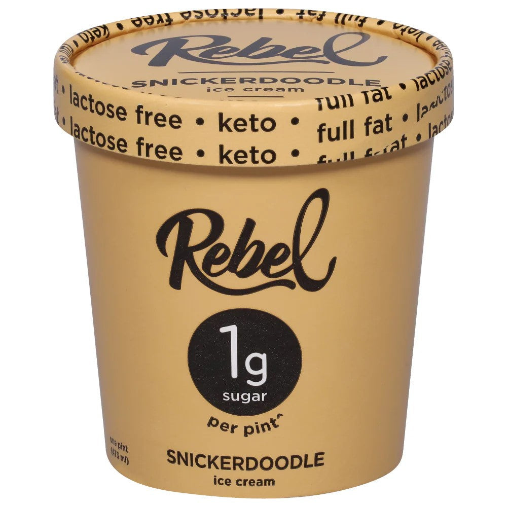 Helado Rebel Keto Lactose Free Snickerdoodle 473g