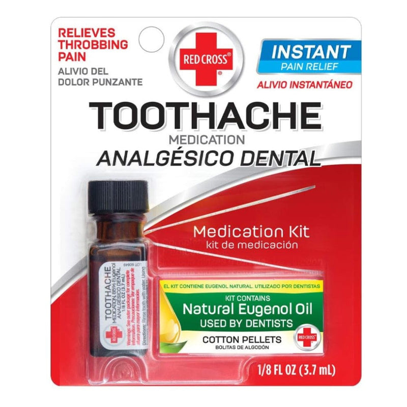 Analgesico Dental Red Cross Toothache Medication Set 3und