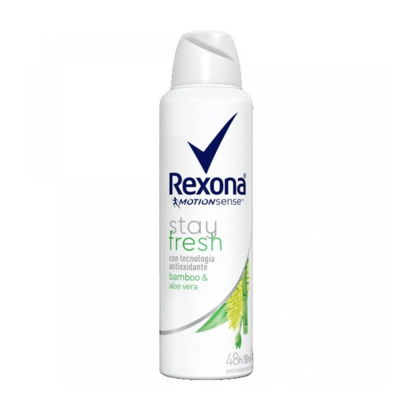 Rexona Desodorante Stay Fresh Bamboo Aloe Vera Aerosol 150ml